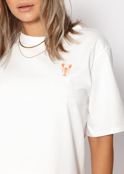 Fátima | Camiseta oversize · Blanco