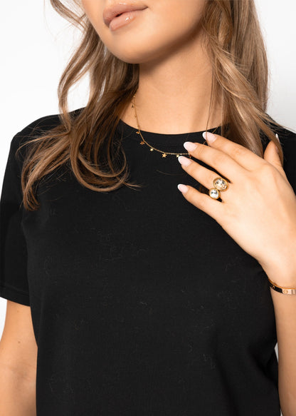 Celeste | Camiseta · Negro