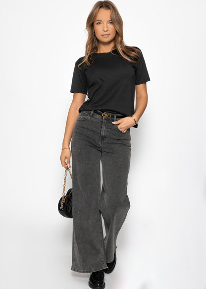 Celeste | Camiseta · Negro