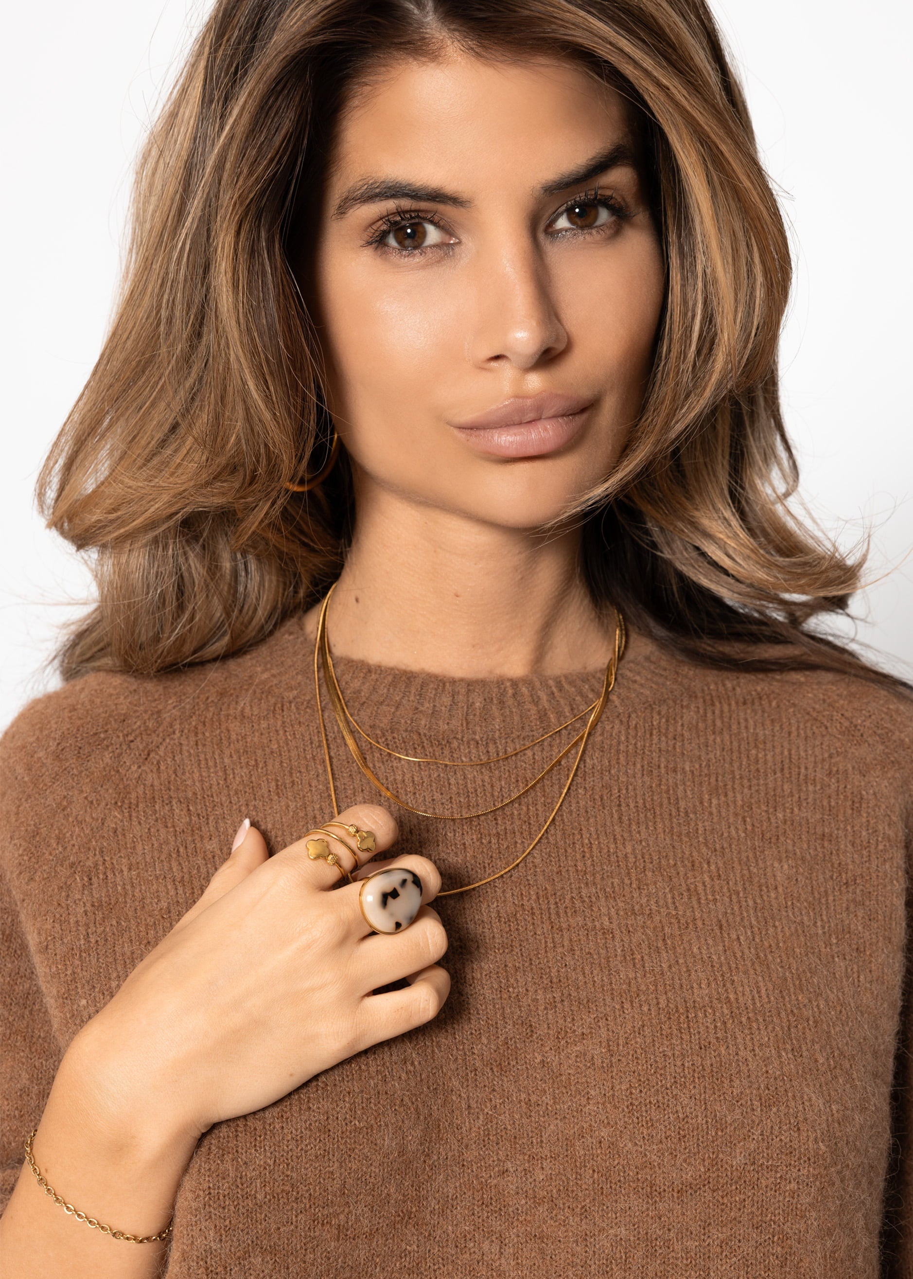 Maren | Jersey · Marrón