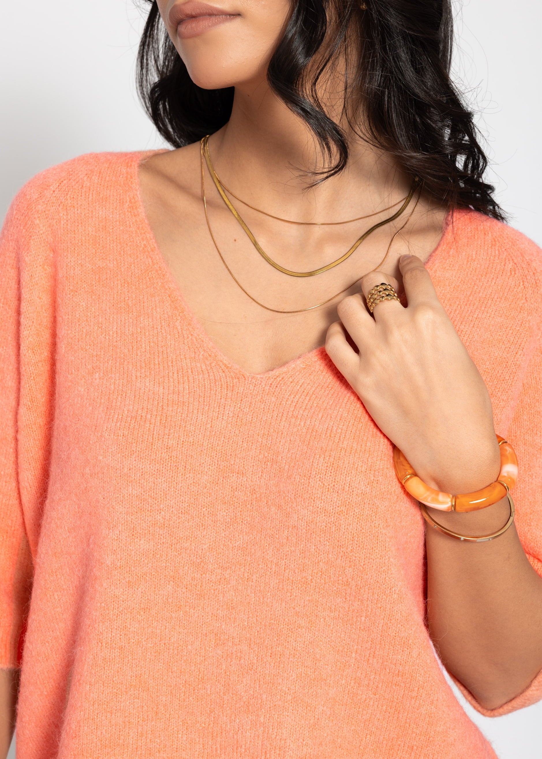 Nadia | Jersey · Coral