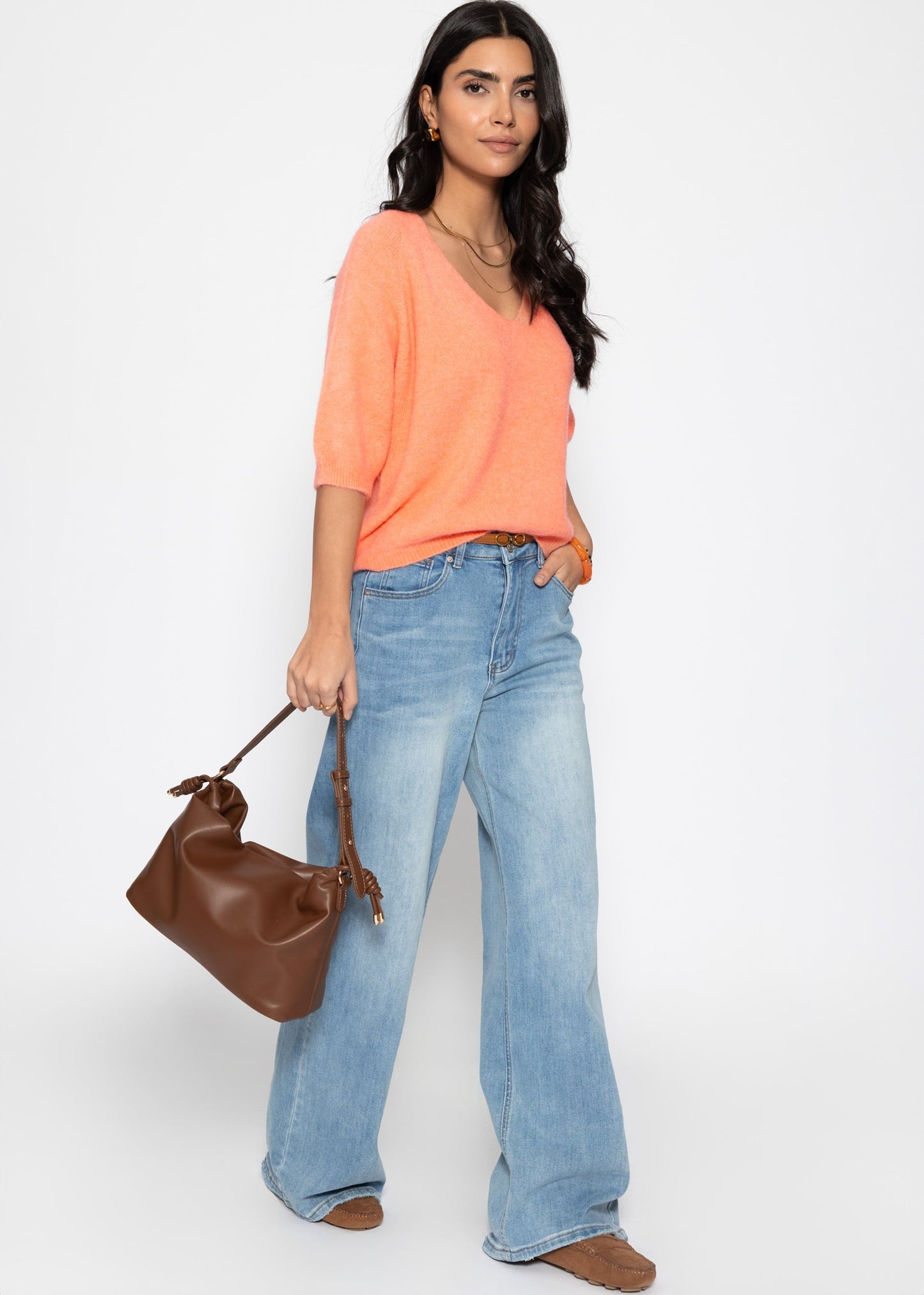 Nadia | Jersey · Coral