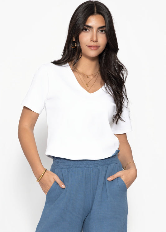 Nayara | Camiseta · Blanco roto