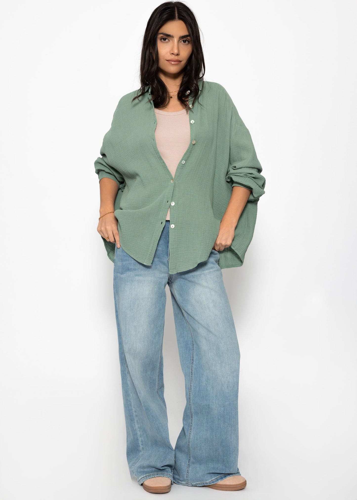 Leire | Top · Beige