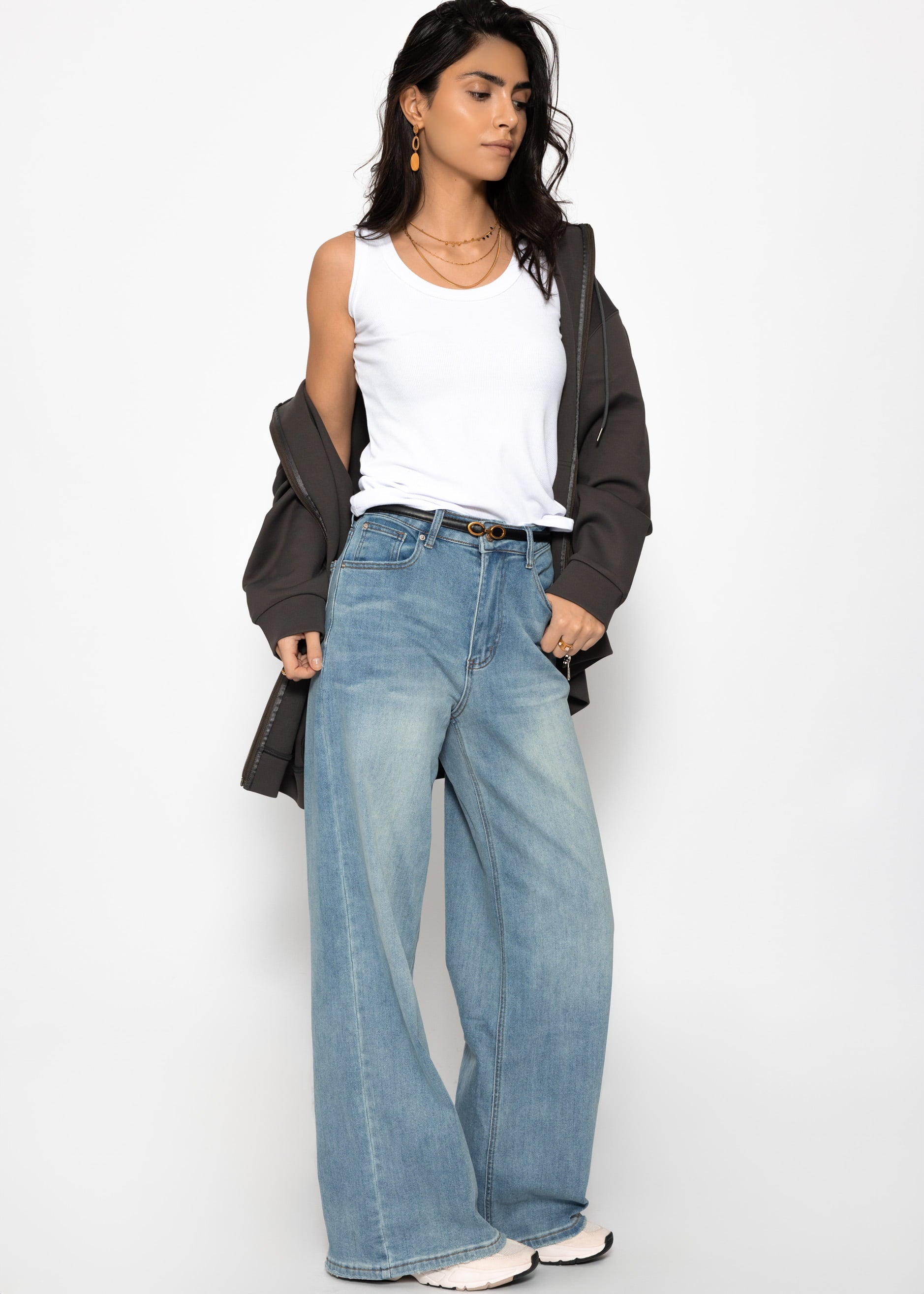 Leire | Top · Blanco