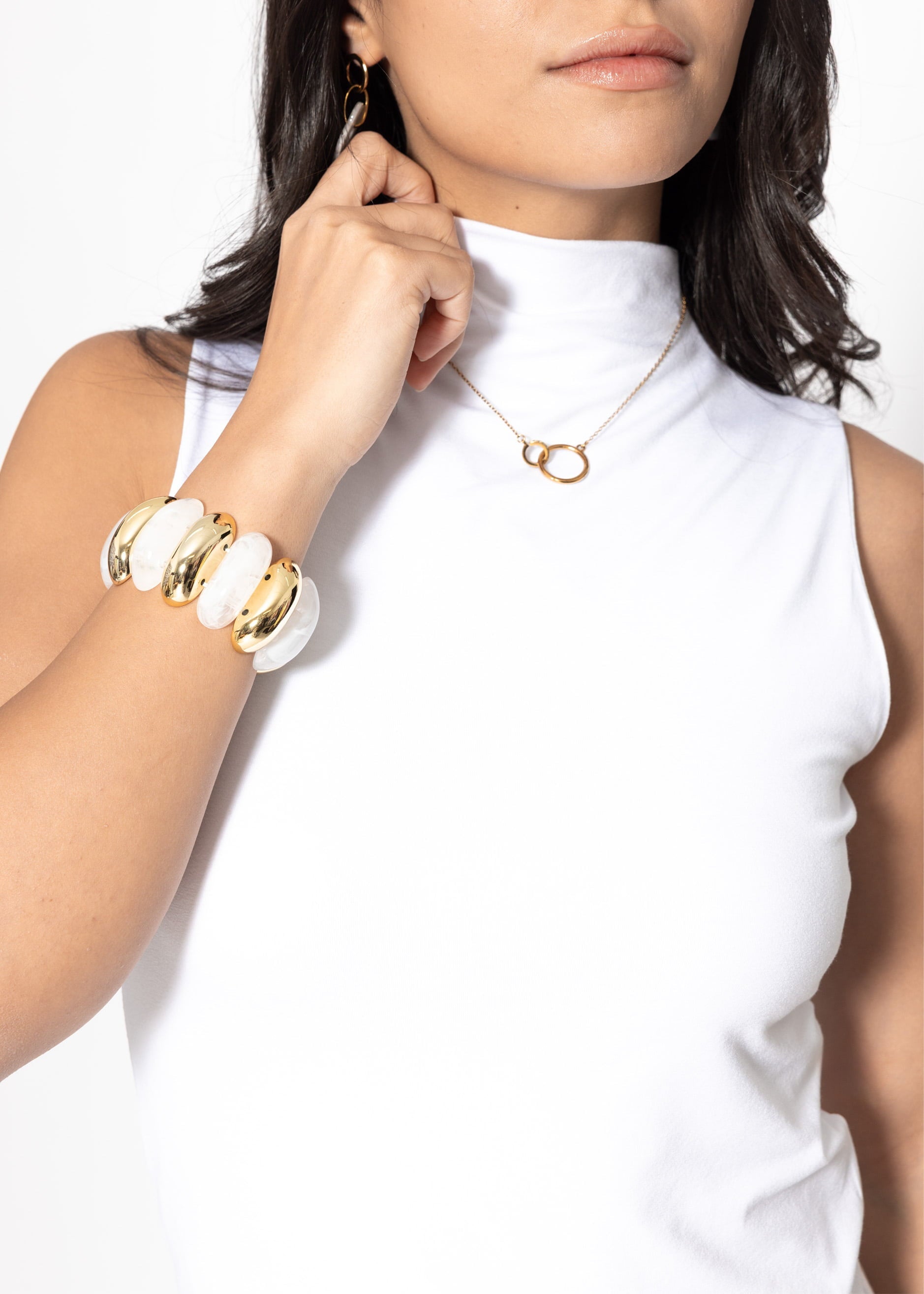Cala | Top · Blanco