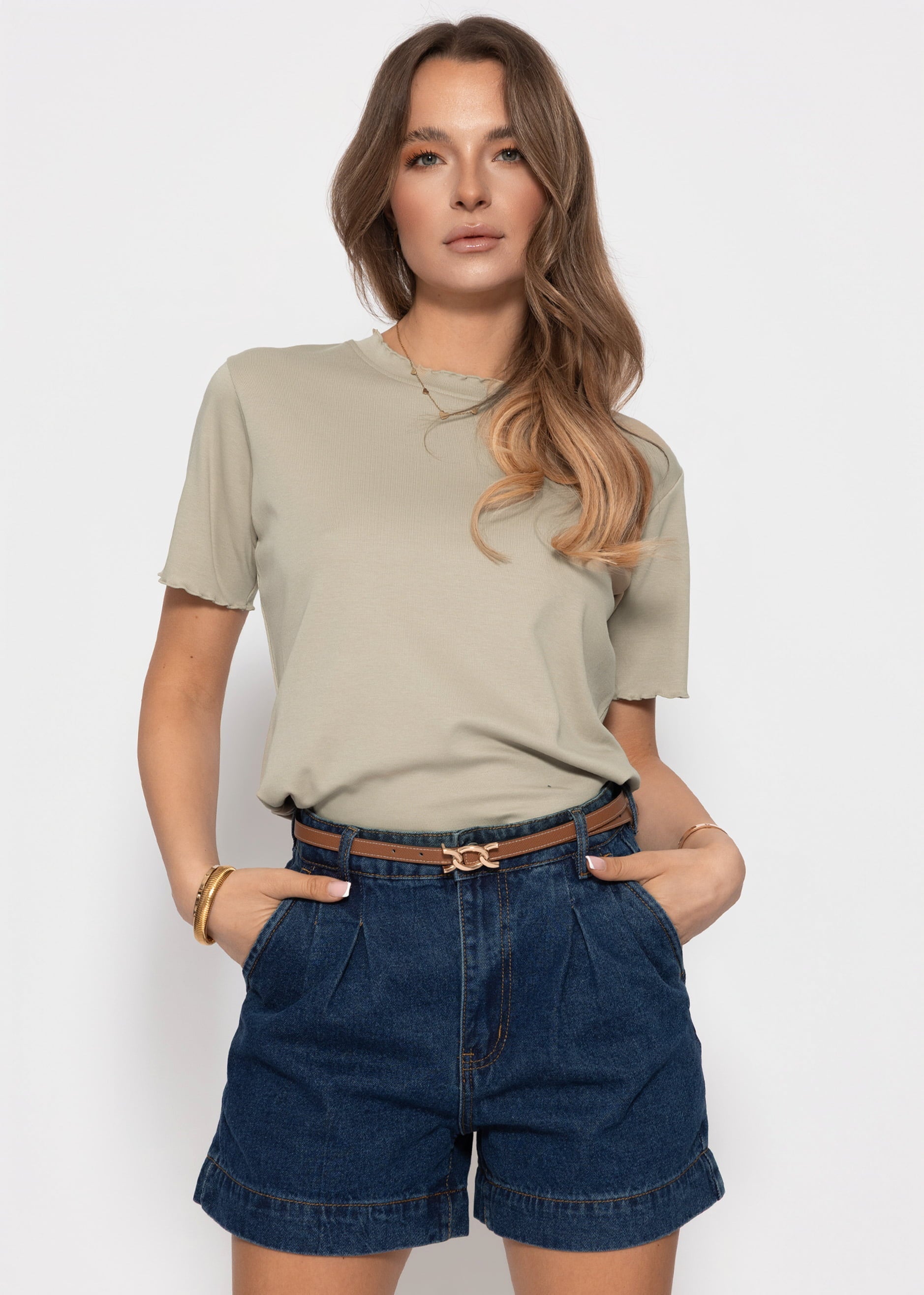 Cielo | Camiseta · Caqui