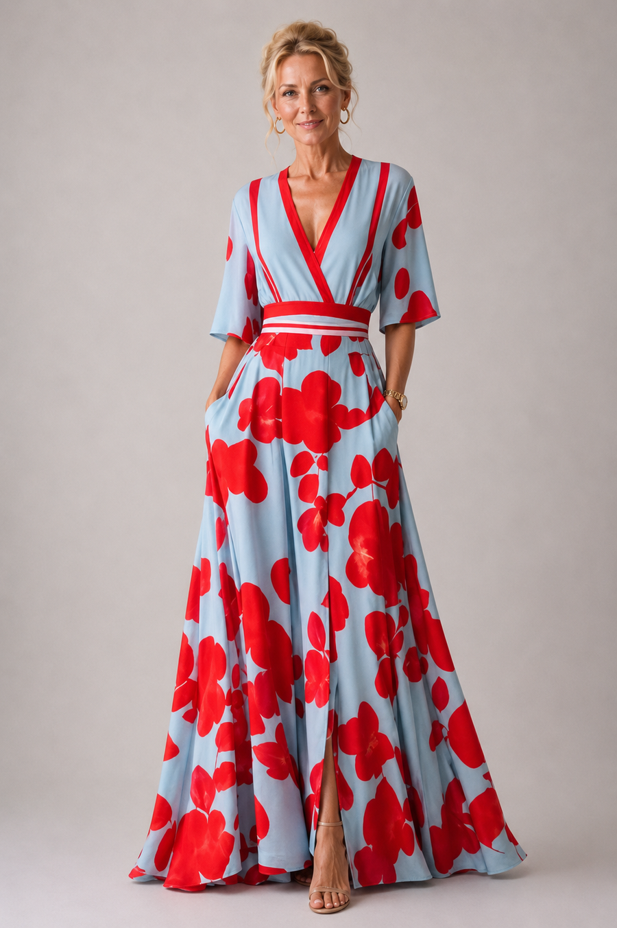 Ysa | Vestido chic con estampado floral