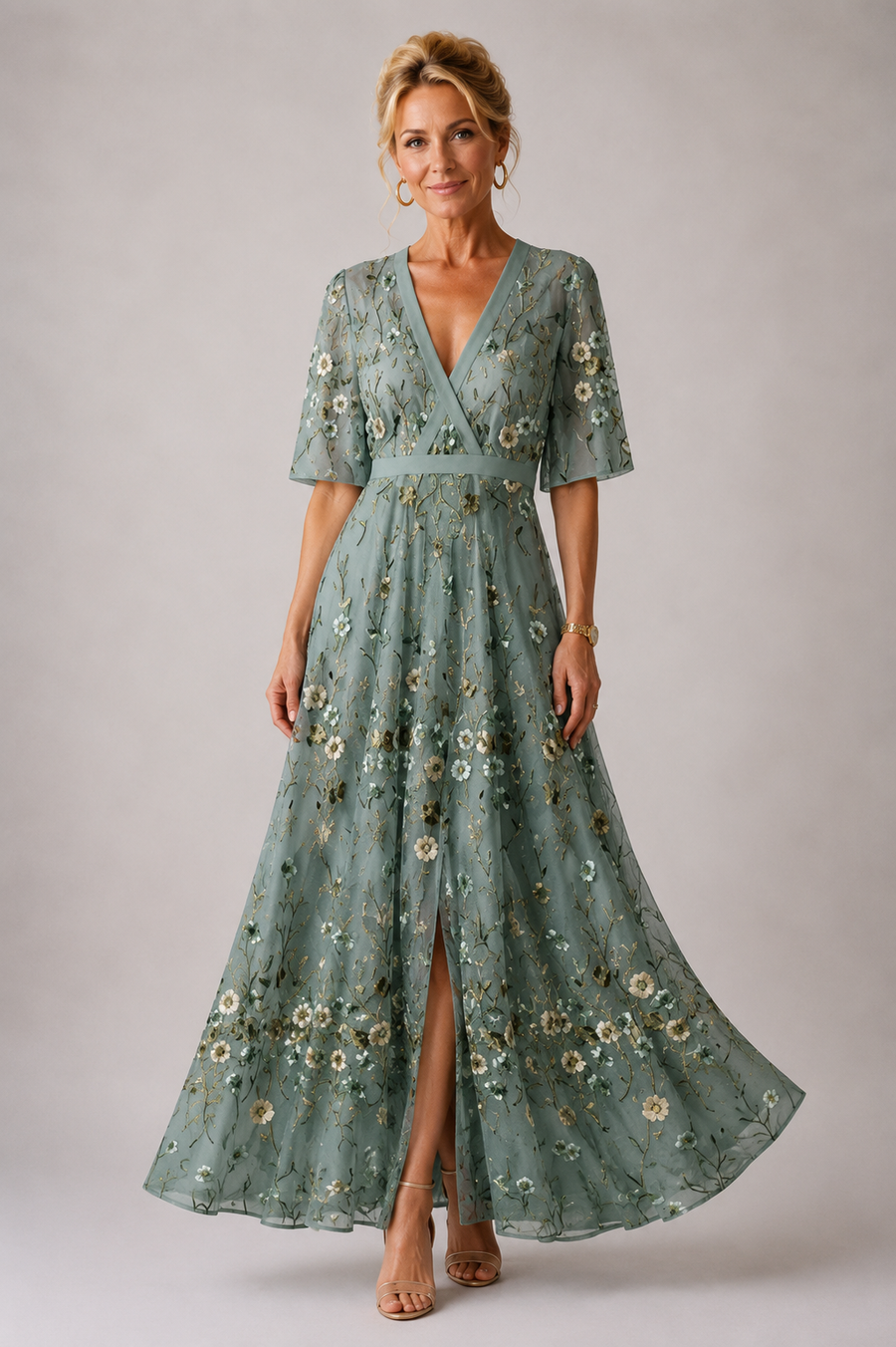 Ysa | Vestido chic con estampado floral